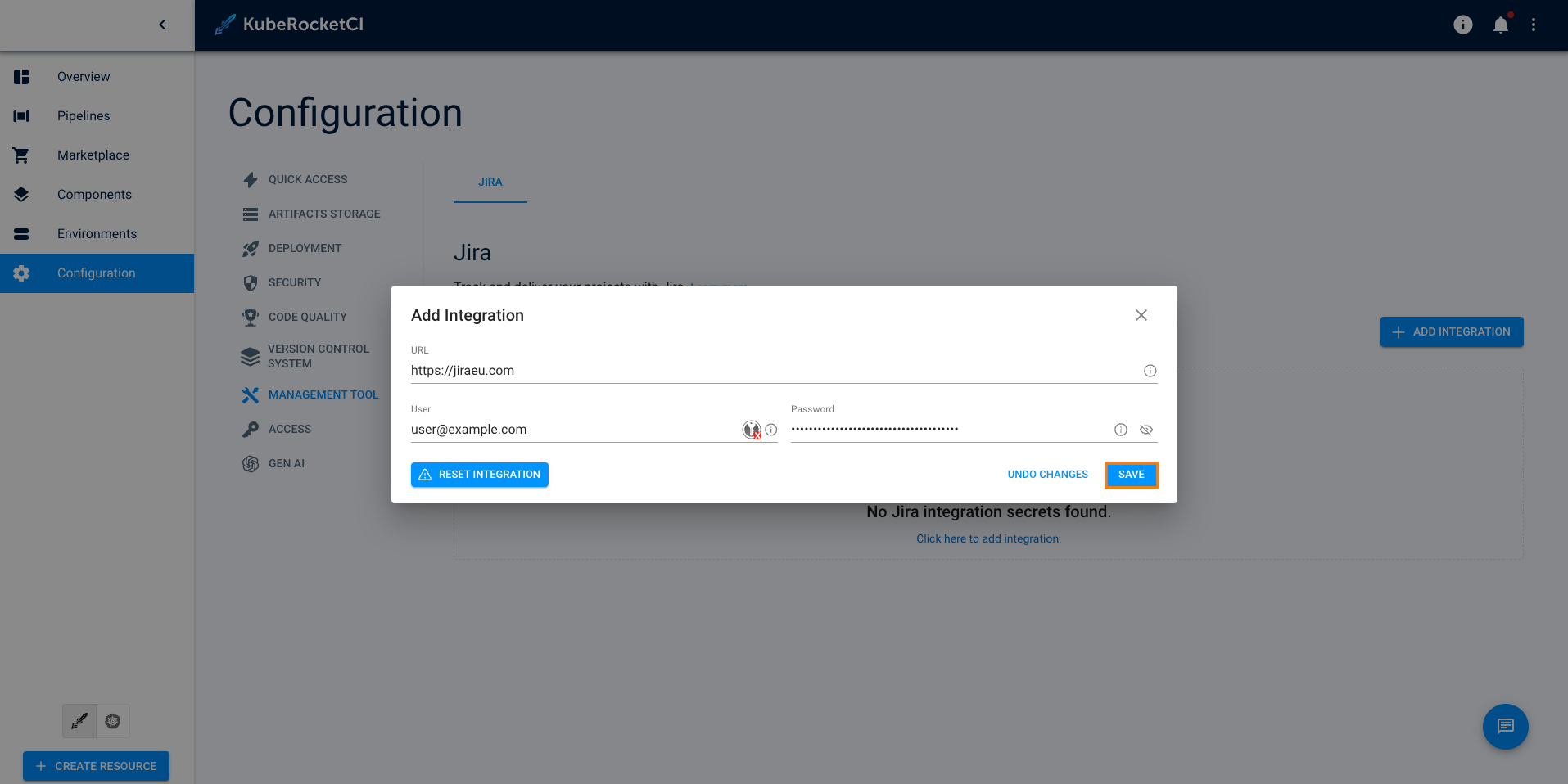 Add Jira Server Add Jira Server
