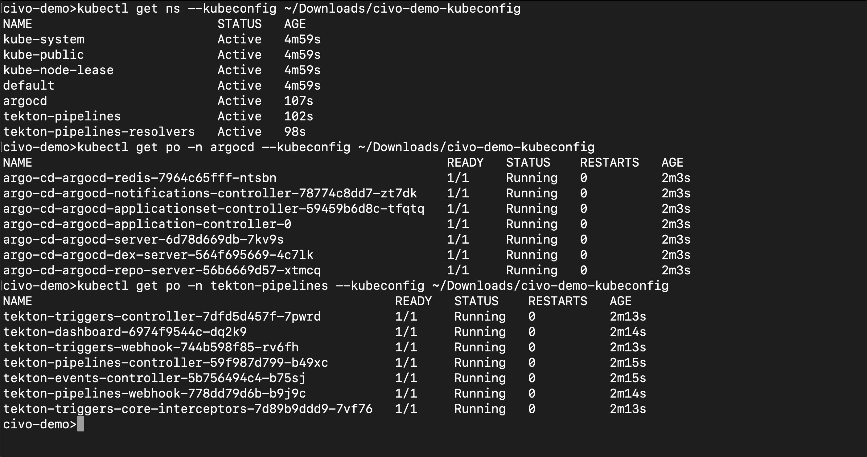 Verify installation Verify installation