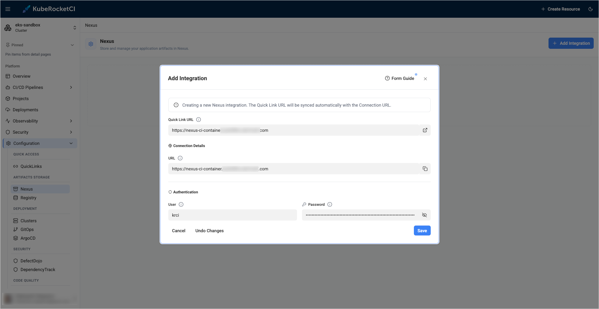 Kuberocketci add nexus registry Kuberocketci add nexus registry