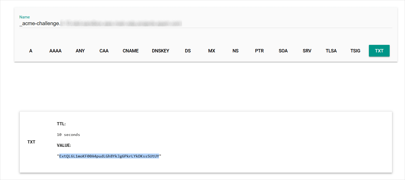 DNS Validation DNS Validation