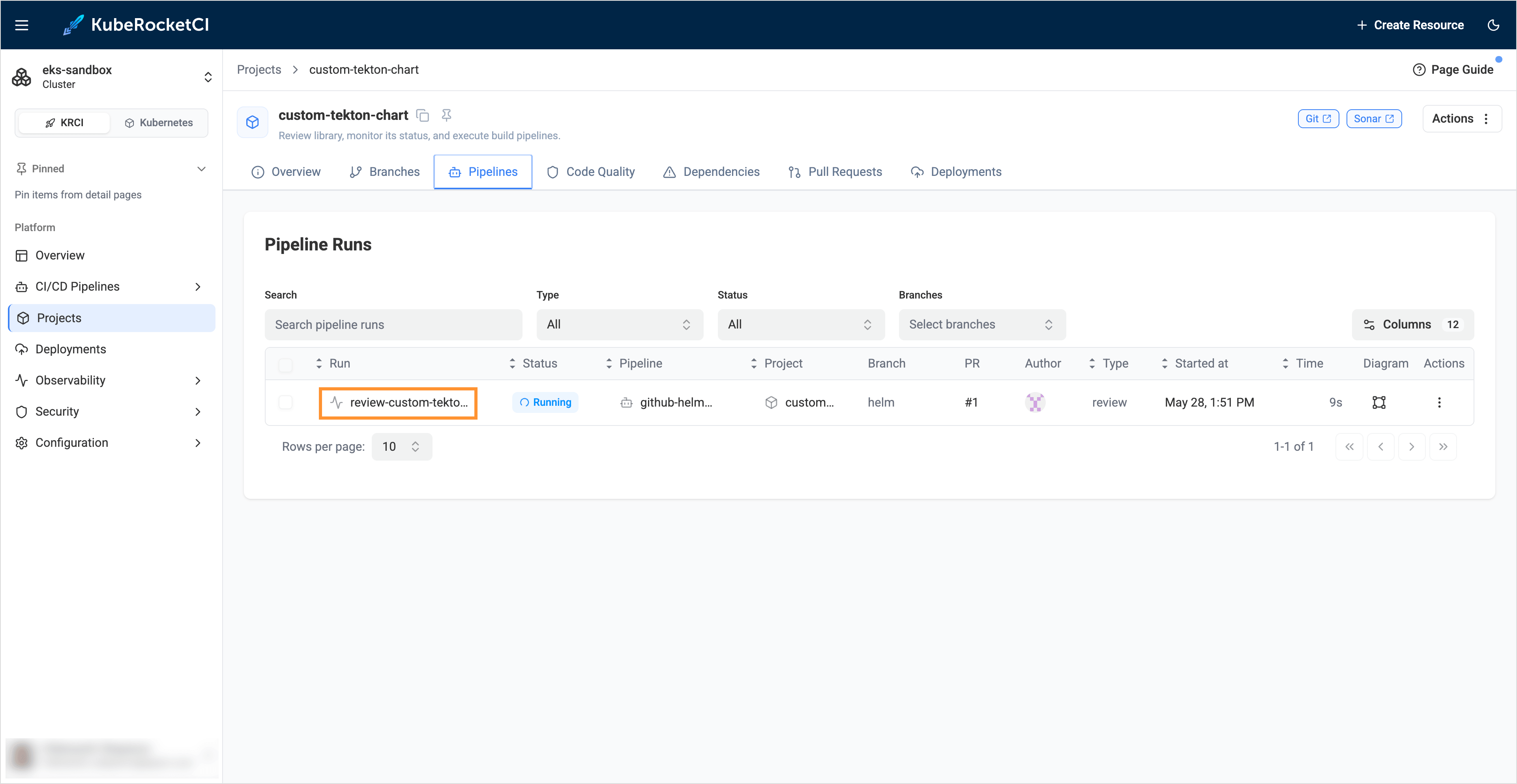 KubeRocketCI pipelines overview KubeRocketCI pipelines overview